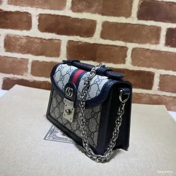 Hyperpeter MATELASSÉ GG HANDLE GUCCI SMALL BAG TOP 0525